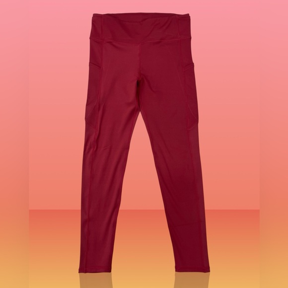 Full Length Yoga Leggings Side Phone Pockets ,Key Pocket & Back Zip Pocket Large - Picture 5 of 7